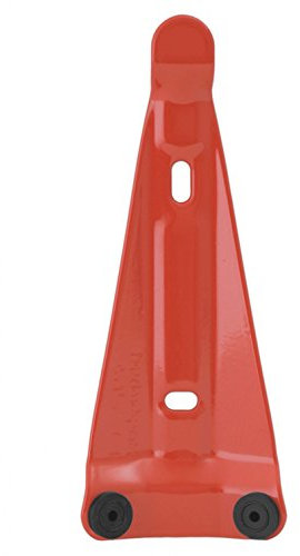 Wandhalter aus rotem Stahl - Deltahalter - sehr stabil für Feuerlöscher bis 12kg
