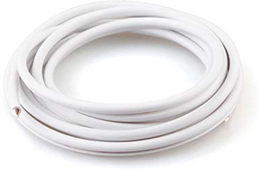 Tuokay 10M Protector de Puerta para Coche Protección de Goma de Puerte de Coche Borde de Coche para Evitar Arañazos Marco de Puerta de Metal (Blanco)