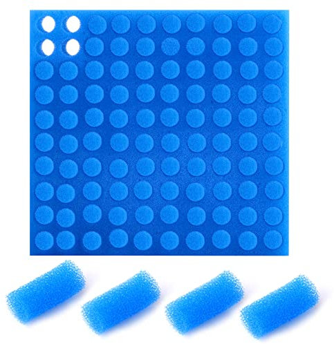 100 Stück Nose Filters Nasensaugerfilter, Sanitärschaumschwamm, Nasensauger, Hygienefilter, Ersatzzubehör für Baby-Nasensauger