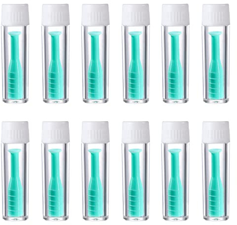 AITIME 12 Pcs Hard Contact Lens Remover Plunger, Contact Removal Tool for Scleral Lens and RGP Insert Tool, Contact Suction Plunger