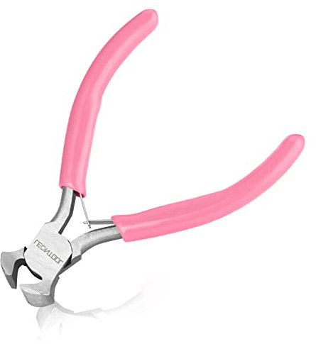 LEONTOOL 4-Inch End Cutting Pliers: Carbon Steel, Ergonomic Grip, No Warranty, Ideal for Cutting/Bending Wires & Nails, 3.9 x 2.8 x 0.4