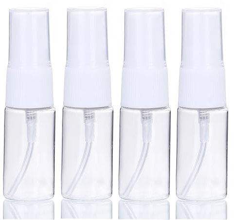 Luxiremi Lot de 4 vaporisateurs rechargeables réutilisables de voyage pour cheveux, nettoyage, aromathérapie et huiles essentielles - 20 ml