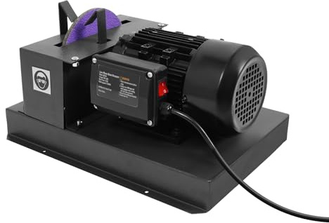 DNYSYSJ Lawn Mower Blade Sharpener, Rotary Lawnmower Blade Sharpener with 7-Inch & 9-Inch Wheels, Multitool Blades Sharpener Bench Grinder for High/Low Lift Blades,Gator & Flat Blades (2/3HP 500W)