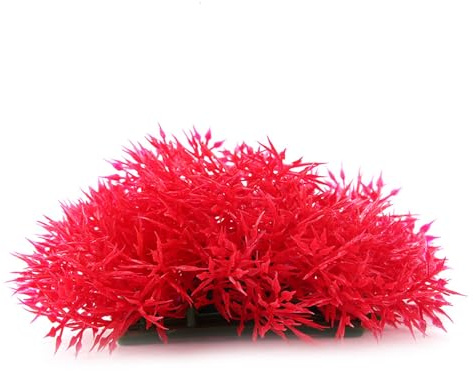 Yctze Decoración para Peceras de Acuario: Planta de Césped de Agua de Plástico Artificial para Paisajes Acuáticos Vibrantes, Segura para Peces, Base Ponderada, Fácil de Mantener, 12 Cm de