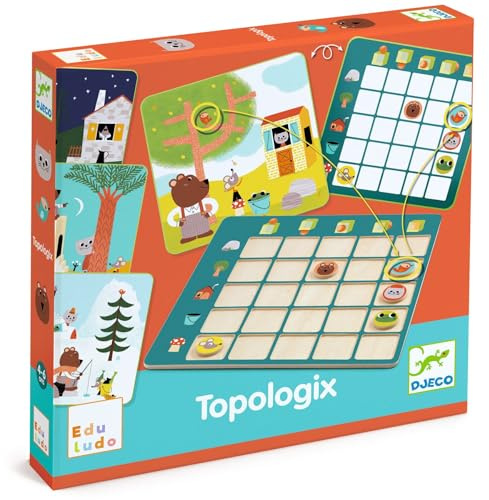 DJECO Eduludo, Jeu de repérage Spatial, Topologix, 4 à 6 Ans