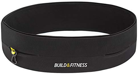 Build & Fitness Lauf Gürtel Damen und Herren, Flip-Taille Gürteltasche, Schlüsselclip - Handytasche Passend für iPhones, Samsung