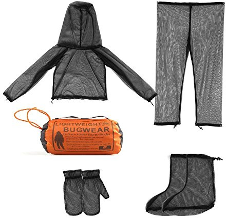 Mallalah Traje Anti Mosquitos Cabezas, Chaquetas, Pantalones y Guantes, Mangas del pie para Hombres Mujeres con Malla Ultra-Fina Senderismo Pesca Camping Alimentación de la Abeja Ciclismo (S)