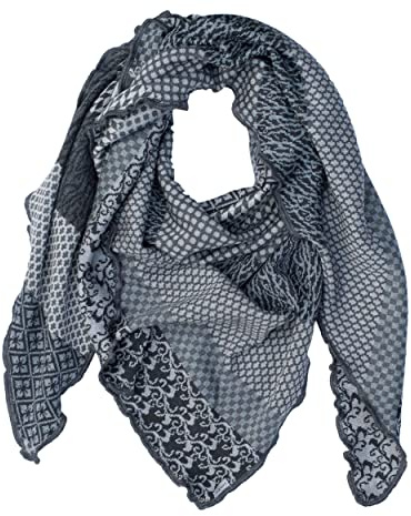 Invero, Foulard triangulaire en laine mérinos Joy, 100 % laine, Jambes, Lange Seite 220cm, kurze Seite 165cm