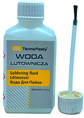 100 ml flaska med pensel lödvatten lödning mjuk lödning flöde SMD BGA zink