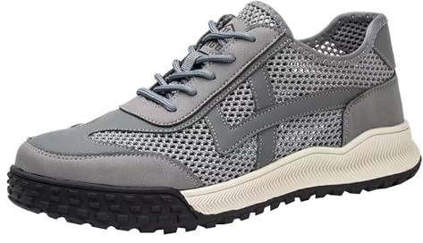 WaKsazlz Zapatos de Seguridad Zapatos de Trabajo Hombres Mujeres Ligeros Deportivos Zapatos con Puntera de Acero Transpirables Verano EU 38-44