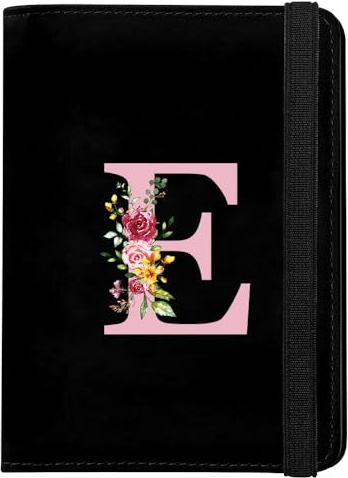 Protege Passeport, Pochette Passeport Cuir PU, Porte Passeport Housse mit RFID-Blocker, Passeport éTui, Carte de CréDit, Carte Bancaire Argent, Passport Cover pour Hommes Femmes Accessoires Voyage(E)