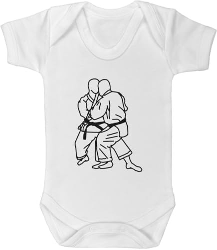 Azeeda 6-12 Month 'Judo Martial Art' Baby Grow/Bodysuit (GR00189452)