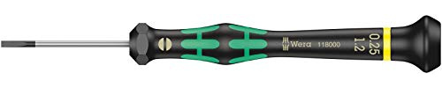 Wera Kraftform 2035 Micro Screwdriver - Slotted Tip 1.2 Mm