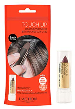 L'Action Paris Stick de Couverture Capillaire Instantanée, Couvre les Cheveux Gris et les Racines Décolorées, Formule Résistante à l'Eau Longue Tenue pour un Aspect Naturel, Acajou 4g