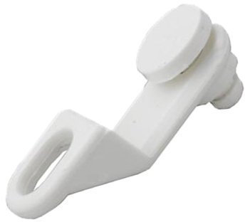 Swish Supreme Extra Glide Curtain Track Roller Gliders, White, 10 Pack