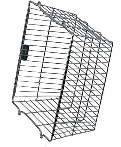 SPARES2GO Universal Zinc Terminal Guard Square Boiler Flue Cage (11 x 10 x 5)