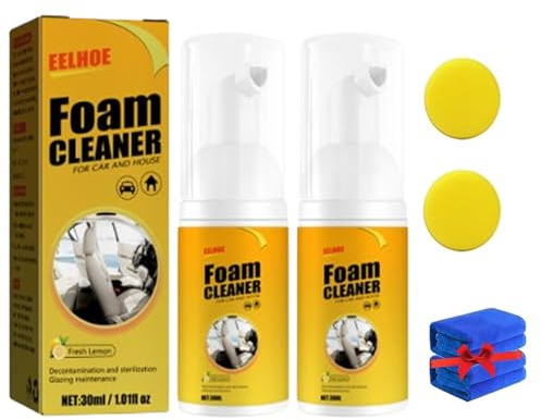 Ambitionös magisk skumrengörare multifunktionellt rengöringsmedel, rengöringsspray för alla ändamål, multifunktionell skumrengöringsspray för bil (2, 30 ml)