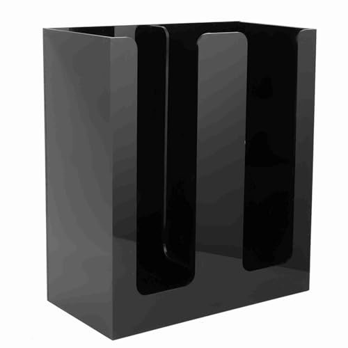 Cup Storage,Plastic Cup Holder,Disposable Cup Holder,Paper Cup And Lid Holder, Disposable Coffee Cup Dispenser for Countertop Coffee Station Bar Restaurant Breakroom, Black