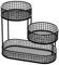 Licsaliwe Fruit Basket Bowl, 3 Tier Metal Fruit Bowl, Large Holder for Kitchen Countertop/12.6x12.6x6.7 inch