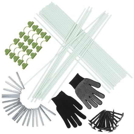 Luxshiny Soporte Prueba De Pájaros para Invernadero Conector para Invernadero y Accesorios para Túnel De y Protección De Verduras y Frutas Jardín
