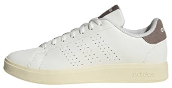 adidas Homme Advantage Base 2.0 Shoes, Core White/Core Black/Trace Brown, 49 1/3 EU