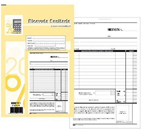 Edipro Blocco sanitaria E5275CN A5 50x2 - confezione da 10 blocchi
