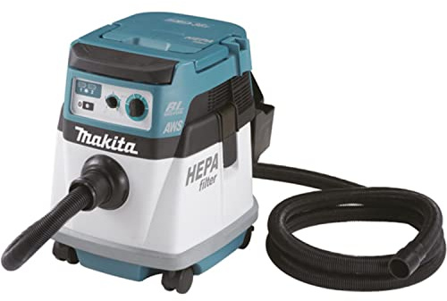 Makita DVC154LZ Aspirapolvere 18 Vx2 Bluetooth 15 L, Multicolore (senza batteria, senza caricatore)