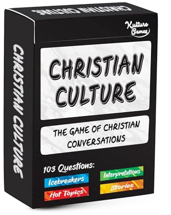 Kulture Games Christian Culture - The Game of Conversations - Fun & Thought Provoking Starters About God, Christianity & Life - Cards for Bible Study or Youth Groups