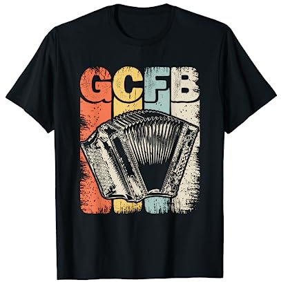 Retro Steirische Harmonika Ziehharmonika G-C-F-B T-Shirt