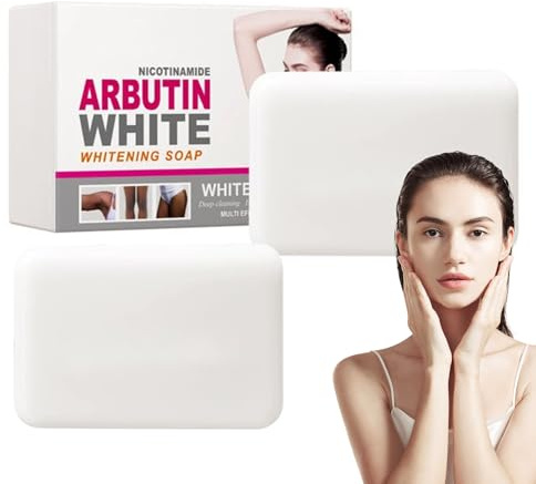 Schiarente Niacinamide Soap, Sapone Sbiancante per Schiarire la Pelle, Skin Lightening Niacinamide Soap Naturale, Gel Doccia Solido per un'Illuminazione Cutanea