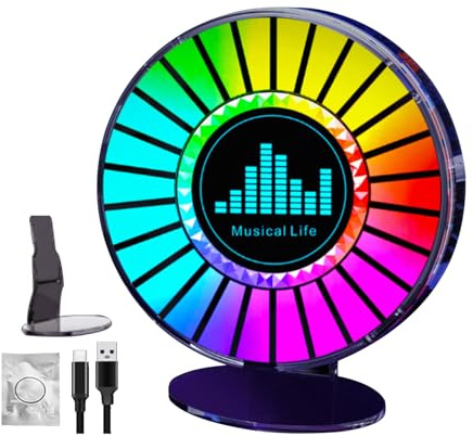 Pick-up sonore coloré Lumières ambiantes - Rhythm Control Lampe, voiture intérieure de parfum Light | Conception d'atmosphère dynamique, utilisation des jeux de fête, décoration de l'humeur,