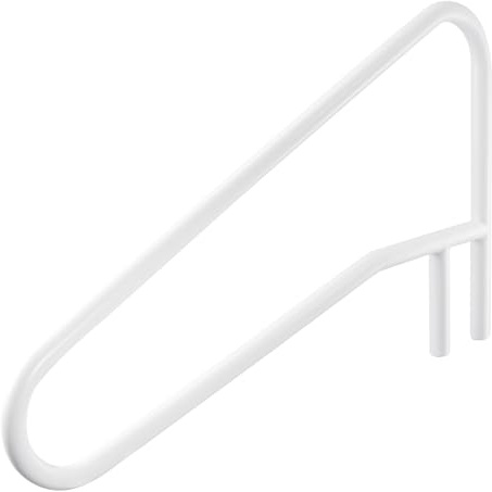 VEVOR Corrimano per Piscina 137,1 x 81,3 cm, Carico di 100 kg Maniglia Polimerica per Piscina, Manicotto Antiscivolo Staccabile, Montaggio a Incasso, per Centri Benessere, Parchi Acquatici
