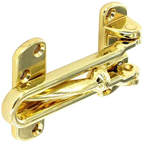 Electro Brass - Front Door Security Chain Restrictor Heavy Duty Strong Home Safety