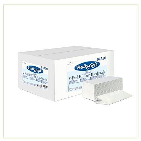 Palucart asciugamani monouso interfogliati a V pura cellulosa doppio velo 21cm x 21cm (3150)