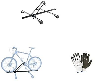 Compatible con Suzuki JIMNY Porta Bicicletas para Techo DE Coche Porta Bicicletas para PORTABICICLETAS Carga MÁXIMA 15KG Porta Bicicletas para BACA DE Techo Acero