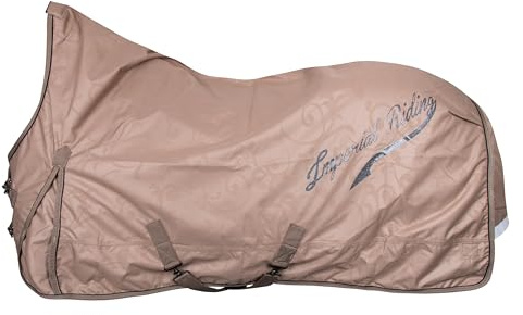 Imperial Riding IRH Super-Dry - Manta para Exteriores (300 g, Impermeable y Transpirable, poliéster 600D, Relleno de 300 g), cálida Manta de Invierno para Caballos, Resistente y fácil de Limpiar