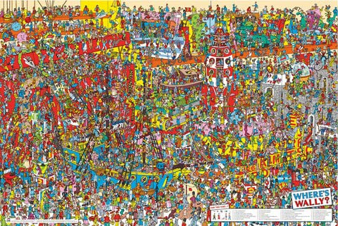 empireposter Where's Wally - Wimmelbild TV-Serie Kindersendungen - Größe 91,5x61 cm