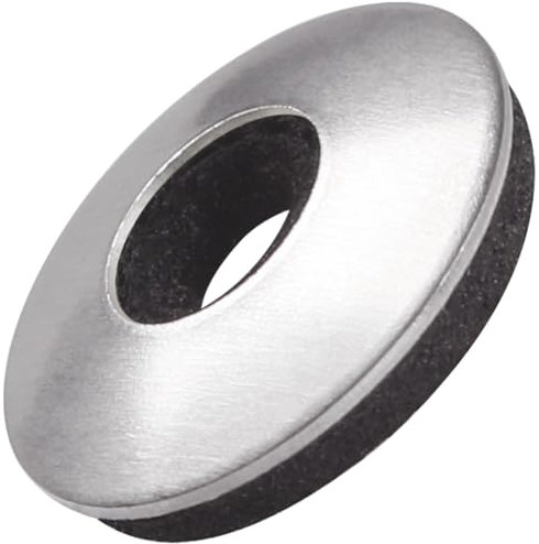 BOUMVID Arandelas de Sellado Adheridas con EPDM, 20 Piezas M8 x 22mm Arandela Goma Selladas con Respaldo de Neopreno Acero Inoxidable, para Tornillos Autorroscante