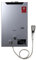TABODD Tragbarer Gas-Durchlauferhitzer, Propan, 20 l, 40 kW, Camping-Gas, LPG, für Außendusche, Campingdusche, mit CE-Zertifizierung, Silber