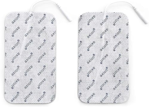 Stora axion elektroder - 12x7 cm för TENS - EMS - apparater, 2 stycken