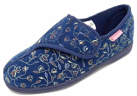 Dunlop Women's Slippers, Navy, 6 UK