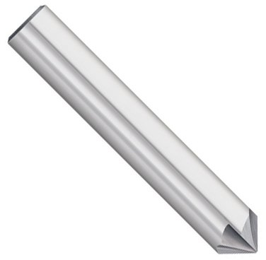 Kodiak Cutting Tools KCT253070 USA Made Solid Carbide Chamfer Mill, 90 Degree, 4 Flute, 1/2 Diameter, 1/2 Shank, 3 Overall Length