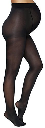 Noppies Dam matt fin mammastrumpbyxor Maternity tights, 40 DEN, Blå (mörkblå 46), L-XL