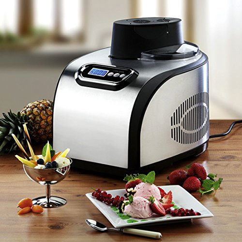 Klaiser W40 Turbine à Glaces professionnelle Puissance 150 W Avec Livre de 62 Recettes