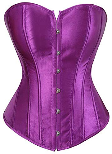 Korset Corset Överst Buster Prinsessan Snör upp Kvinnor Överskridande Satin Plusstorlek