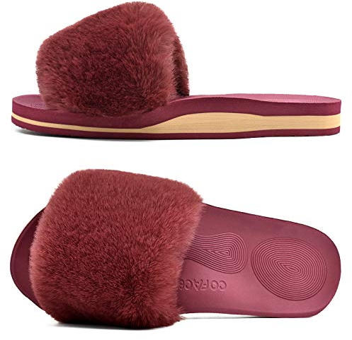Coface Zapatillas de Estar Mujer Invierno Zapatos de Casa Tallas