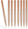 Giantree 8 Pcs Gold Kugelschreiber schwarze Tinte 1mm Kugelschreiber Gorgeous Wunderschönes Roségold Kugelschreiber Handwriting Arbeit Stift für Büro Schule Männer Frauen schreiben (Rose Gold)