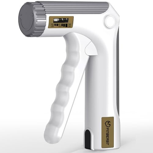 FitBeast Handtrainer Unterarmtrainer Griffkraft Verstärker - Verstellbarer Widerstand 10-130LBS (1er Pack)