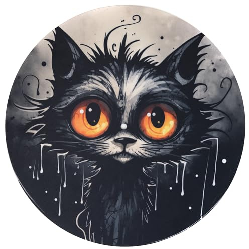 Slipmat – Skivspelare matta av gummi Kitty – matta för grammofon 30,5 cm (12 tum)