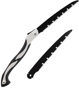 TenaLucy Sierra de Mano,Sierra Plegable de Poda Serrucho de Poda Sierra Podar Sierra de Podar con Cierre de Seguridad Serrucho Plegable Sierra de Mano Portátil para Jardín,para Jardinería(Hoja 210mm)